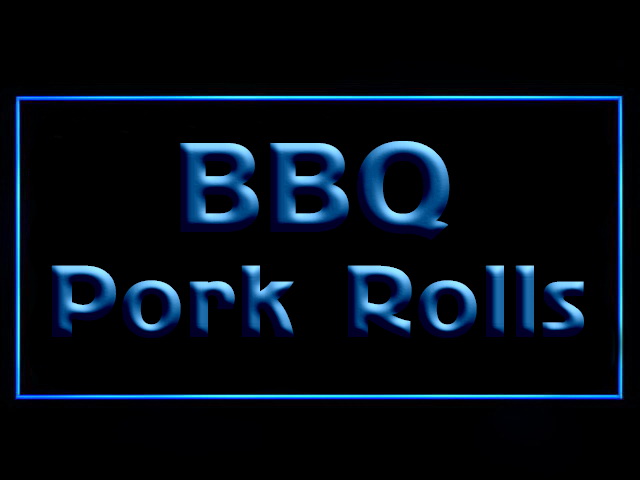 BBQ Pork Rolls LED Neon Sign